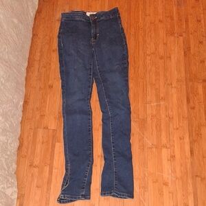 We The Free Dark Blue Skinny Jeans